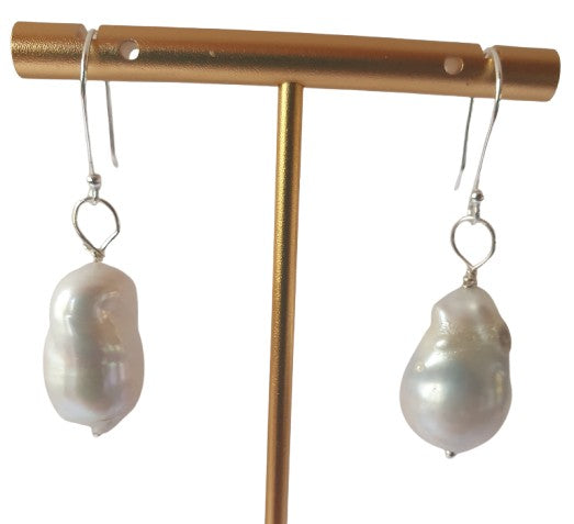 Baroque Pearl and Sterling Silver