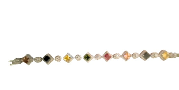 Stainless Steel cubic Zirconia Bracelet
