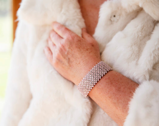 Pink Cubic Zirconia Bracelet