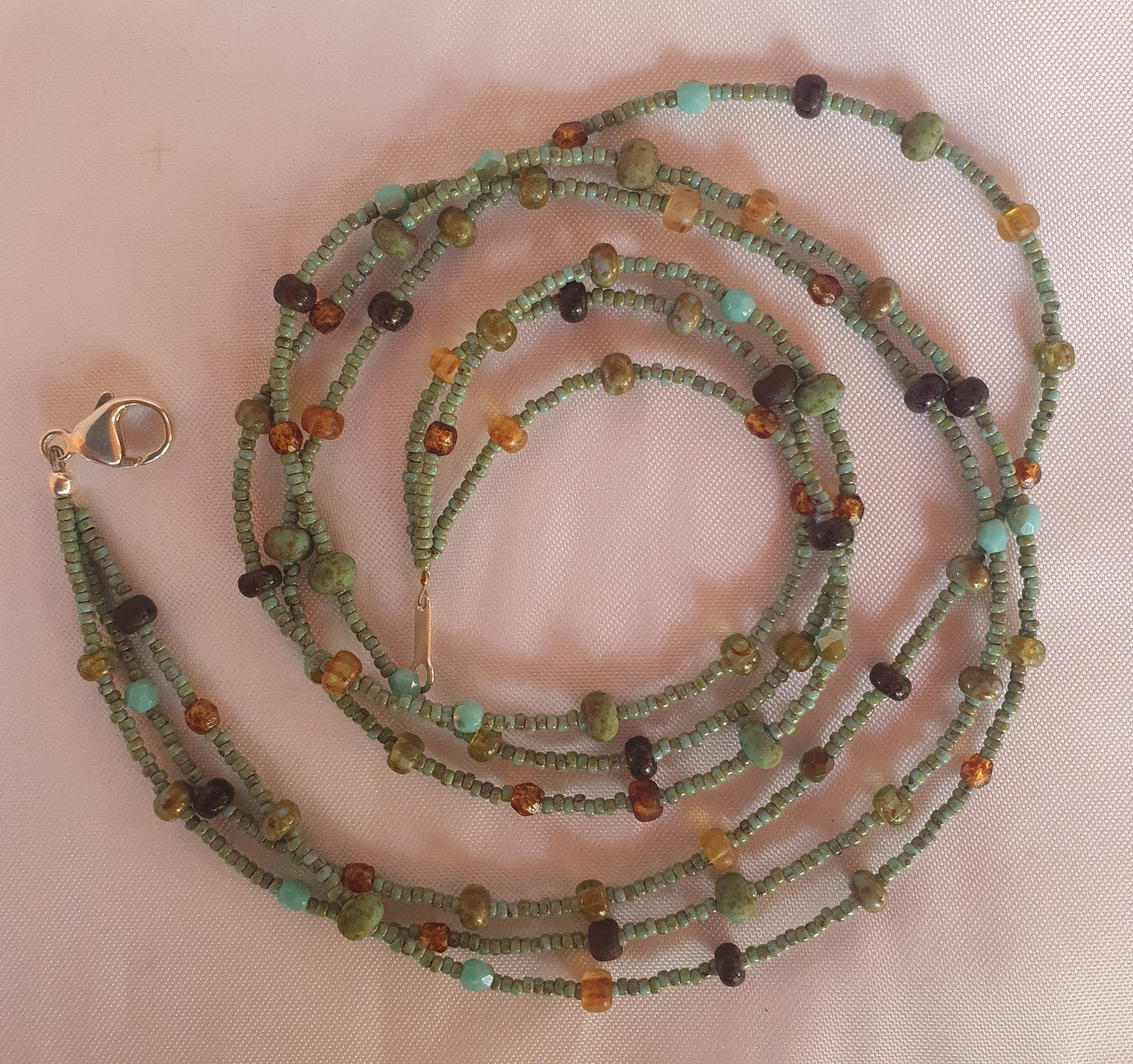 Czech Glass Hand beaded necklace