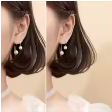 18K Gold Plated Pearl drops