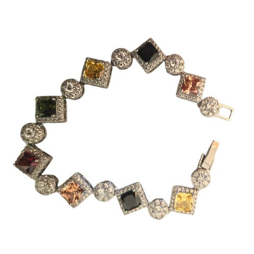 Stainless Steel cubic Zirconia Bracelet