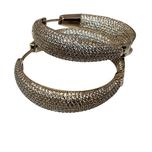 Cubic Zirconia Hoops