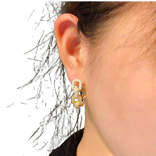 Cubic Zirconia hoops