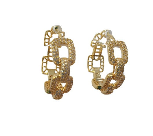 Cubic Zirconia hoops