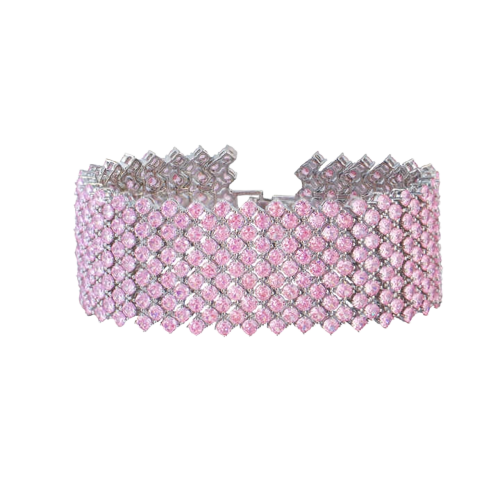 Pink Cubic Zirconia Bracelet