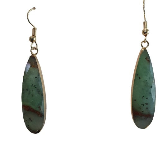 New Zealand Green Jade earrings