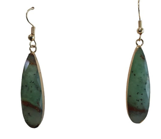 New Zealand Green Jade earrings