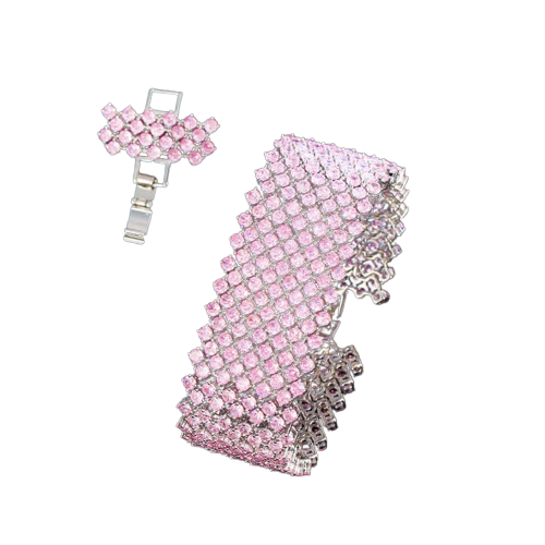 Pink Cubic Zirconia Bracelet