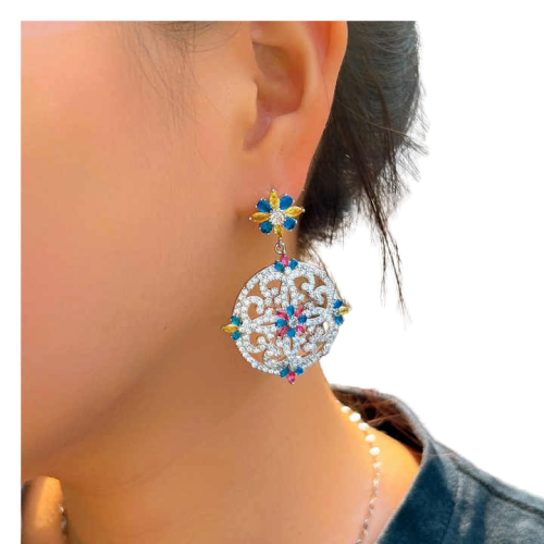 Cubic Zirconia drop Earrings